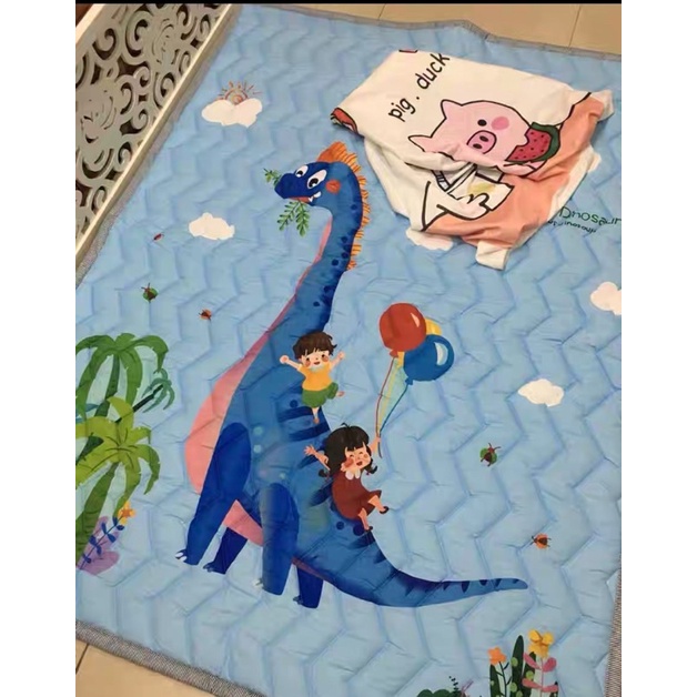 Cotton Thickness 2.5cm Play mat Playmat Baby Crawling Mat [Anti Slip + Machine WASHABLE