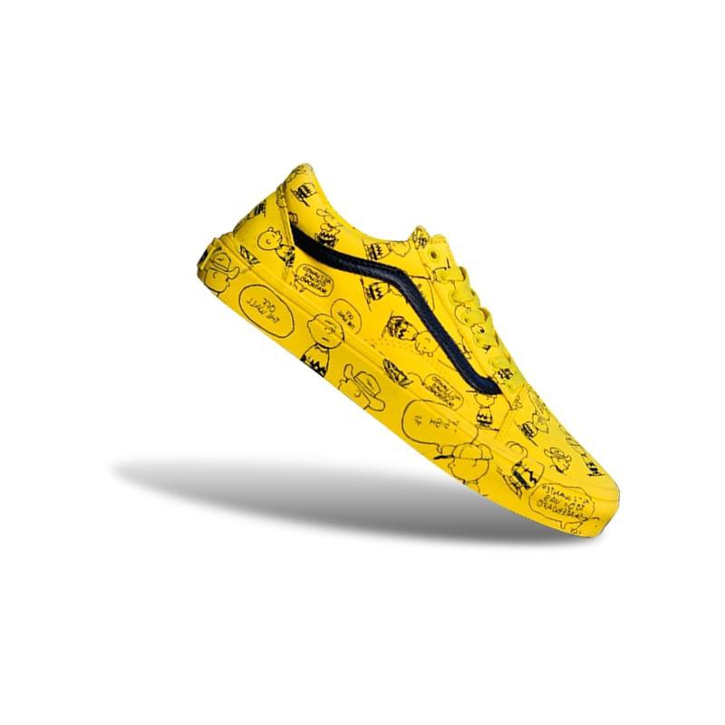 Vans peanuts yellow and black sale