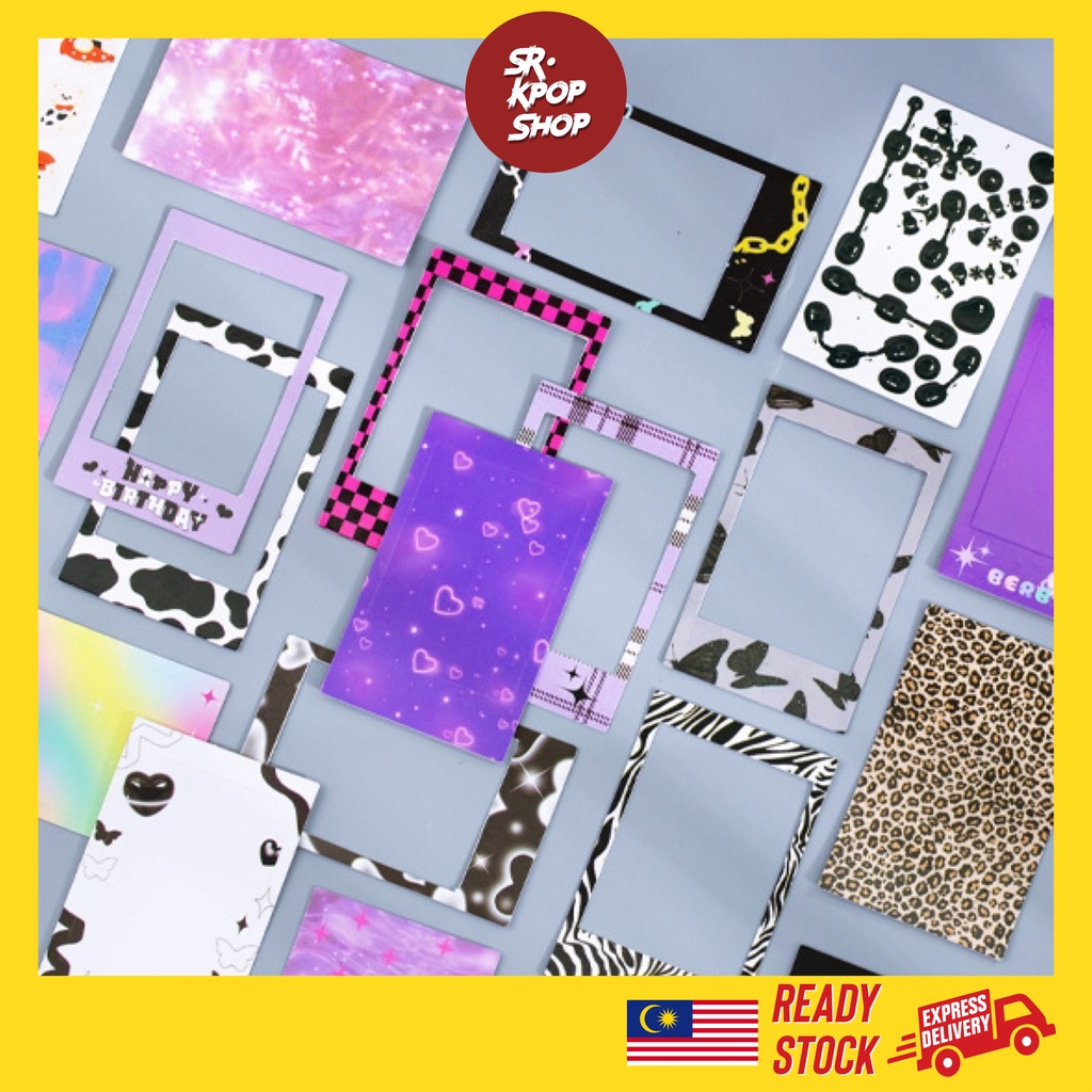 DIY Deco Photo Frame Sticker Card Stickers A5 Binder Photo Album PC ...
