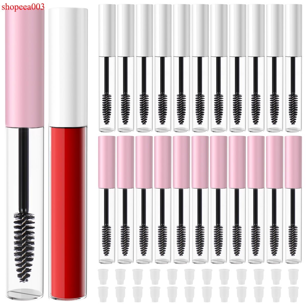 5 Pieces 10ml Empty Mascara Tube Wand Eyelash Cream Container Bottle