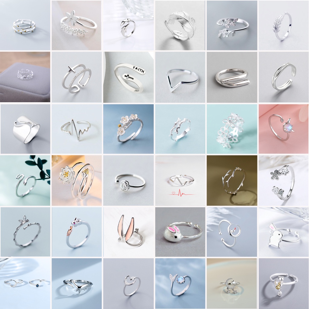S925 Sterling Silver Dragonfly Open Adjustable Women Ring(BSR537-E) main image 1