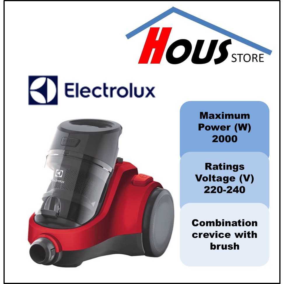 ELECTROLUX EC416CR BAGLESS VACUUM CLEANER (2000W) Shopee Malaysia