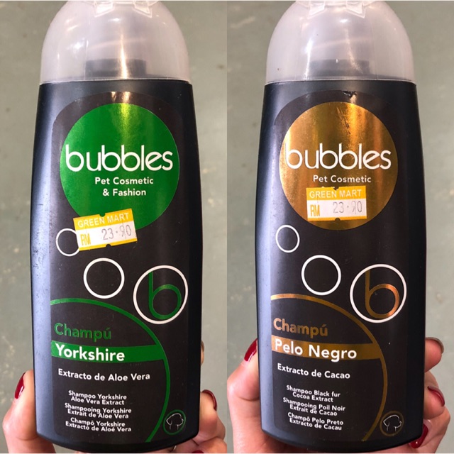 Bubbles shampoo outlet for dogs