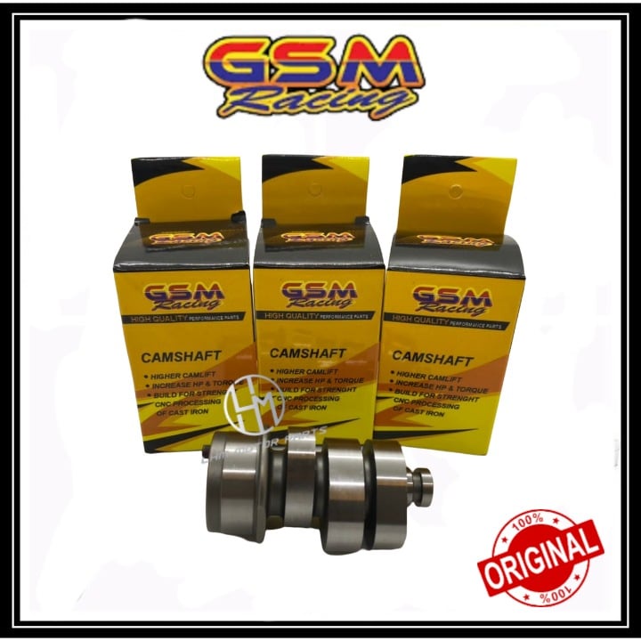 GSM RACING CAMSHAFT Y16 /R15 V3 /MT15 /WR155R (G1 5862MM) (G2 6365MM