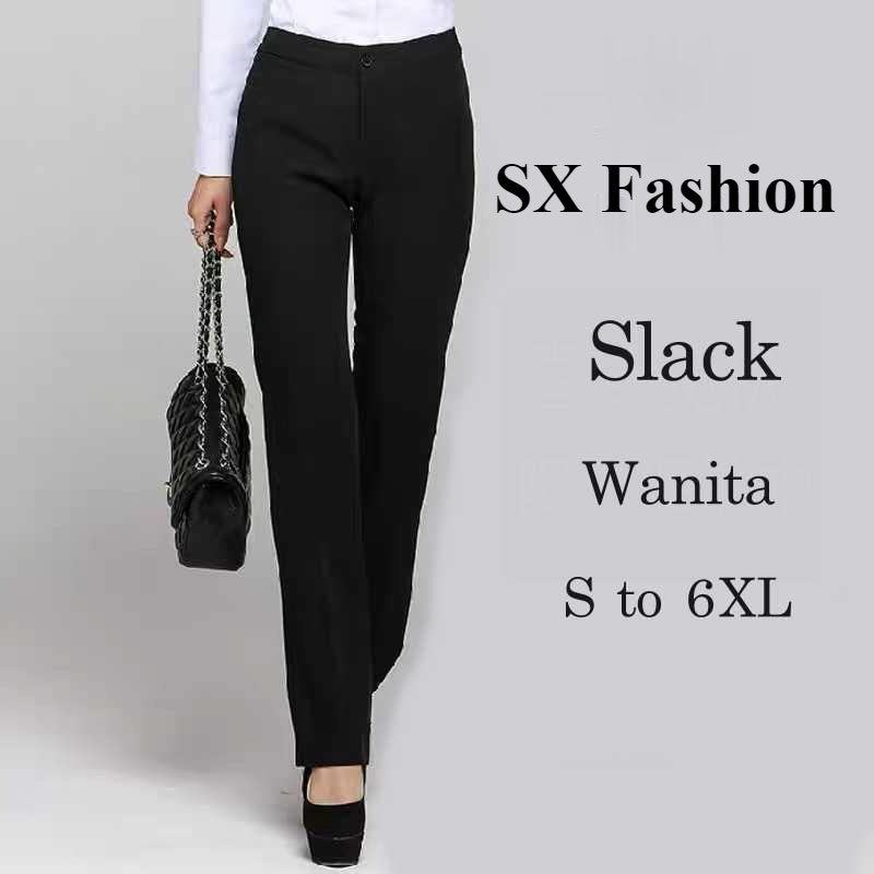 Seluar slack slim fit sales perempuan