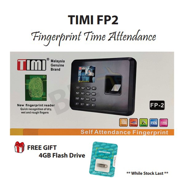 TIMI FP2 Fingerprint Time Attendance/Fingerprint Attendance Recorder ...