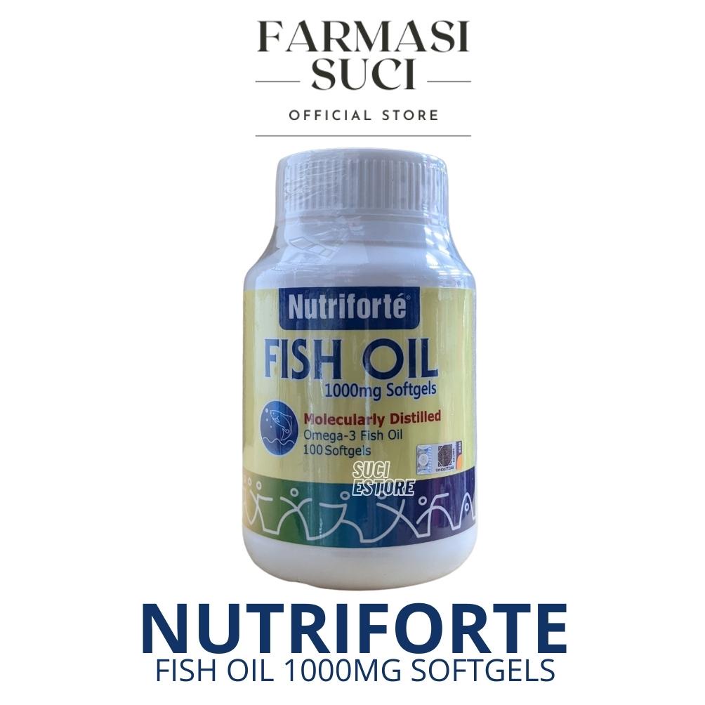 Nutriforte Fish Oil 1000mg Molecularly Distilled Omega3 Fish Oil 100