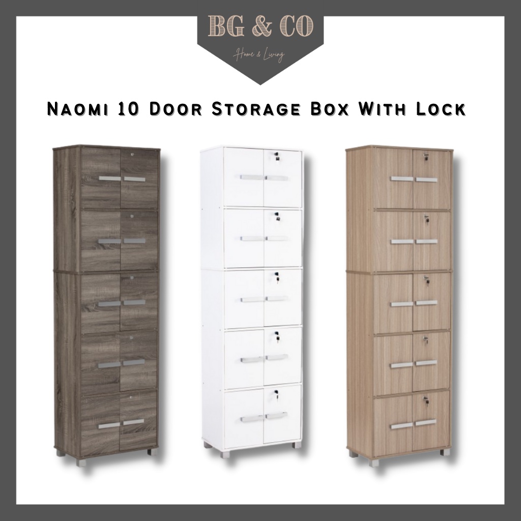 NAOMI 10 Door Office With Lock File Locker Book