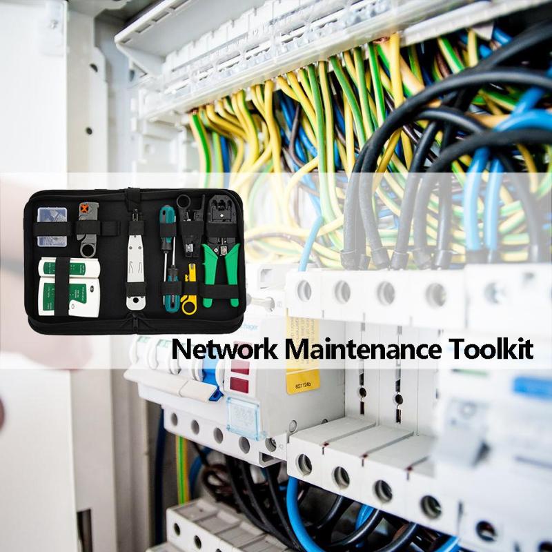 Cable Crimping Tool LAN Network Repair Tool Kit Utp Cable Tester ...