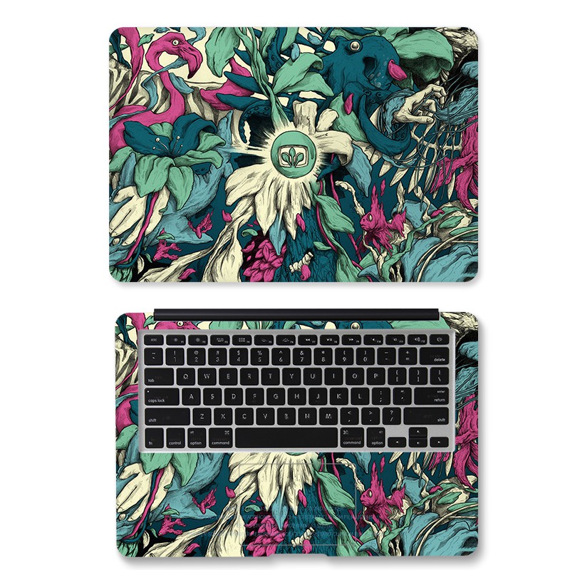 2-Piece Personalized DIY Laptop Skin - Cover Decals for Most 10-17 Inch ...