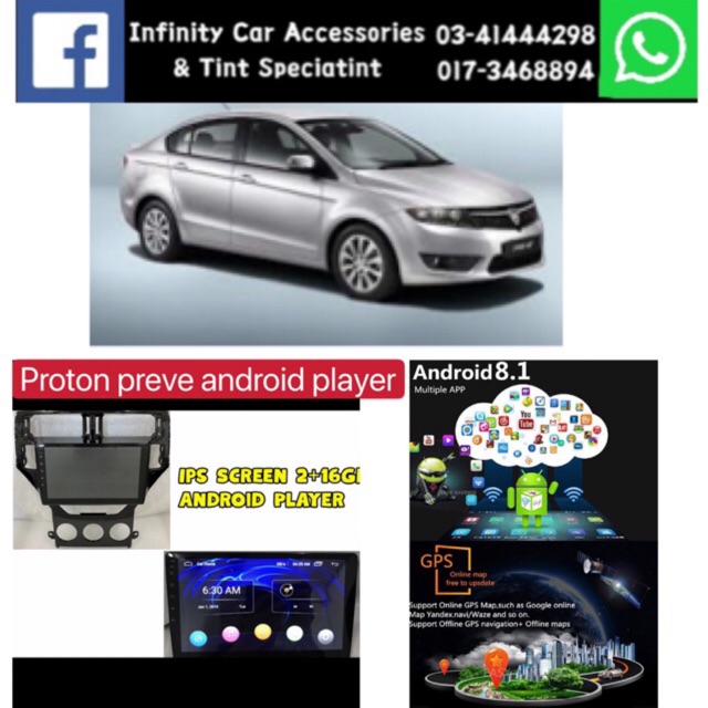 Proton Preve Android Player With Casing | Shopee Malaysia