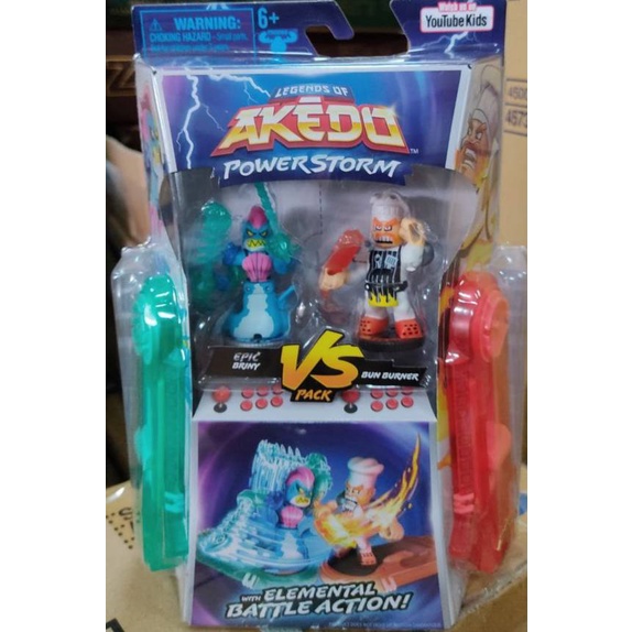 AB Gee Akedo Wave 2 Versus Pack - Battle Action Figuren, Mehrfarbig