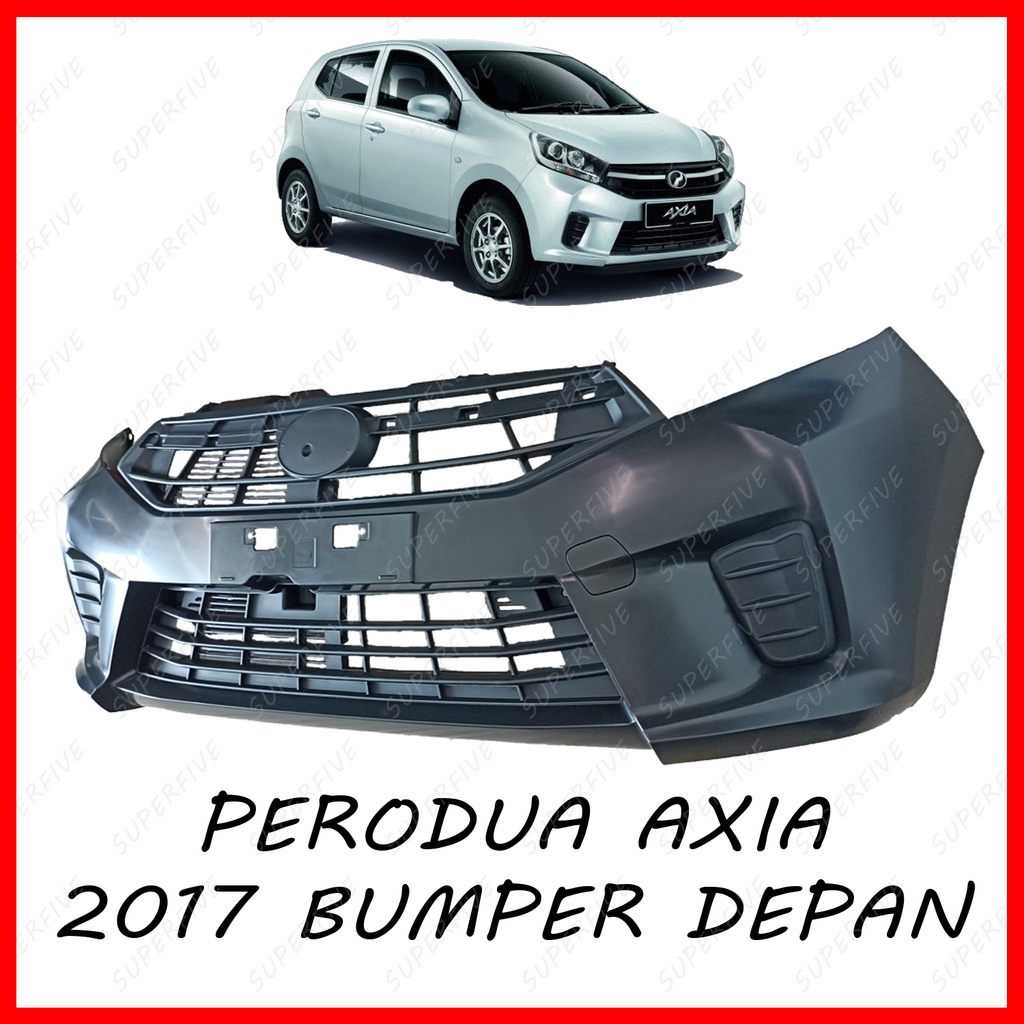 PERODUA AXIA 2017 G SPEC FRONT BUMPER / BUMPER DEPAN Shopee Malaysia