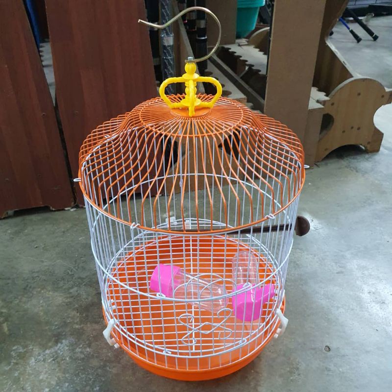 🔥ready Stock🔥sangkar Besi Bulat Sangkar Burung Round Iron Cage Shopee