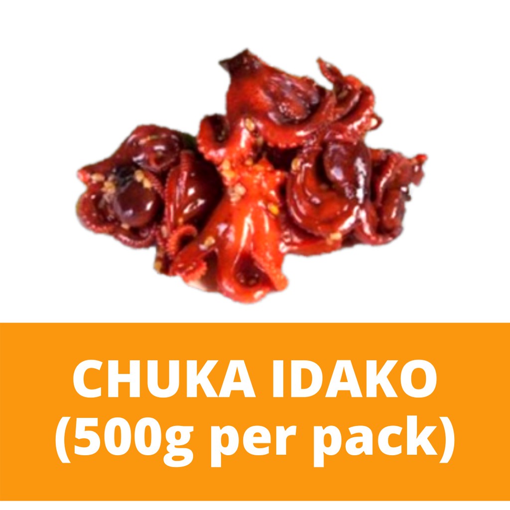 Chuka Idako HALAL (500g)日式腌制小章鱼 Sung Tao Frozen Seafood Japanese ...