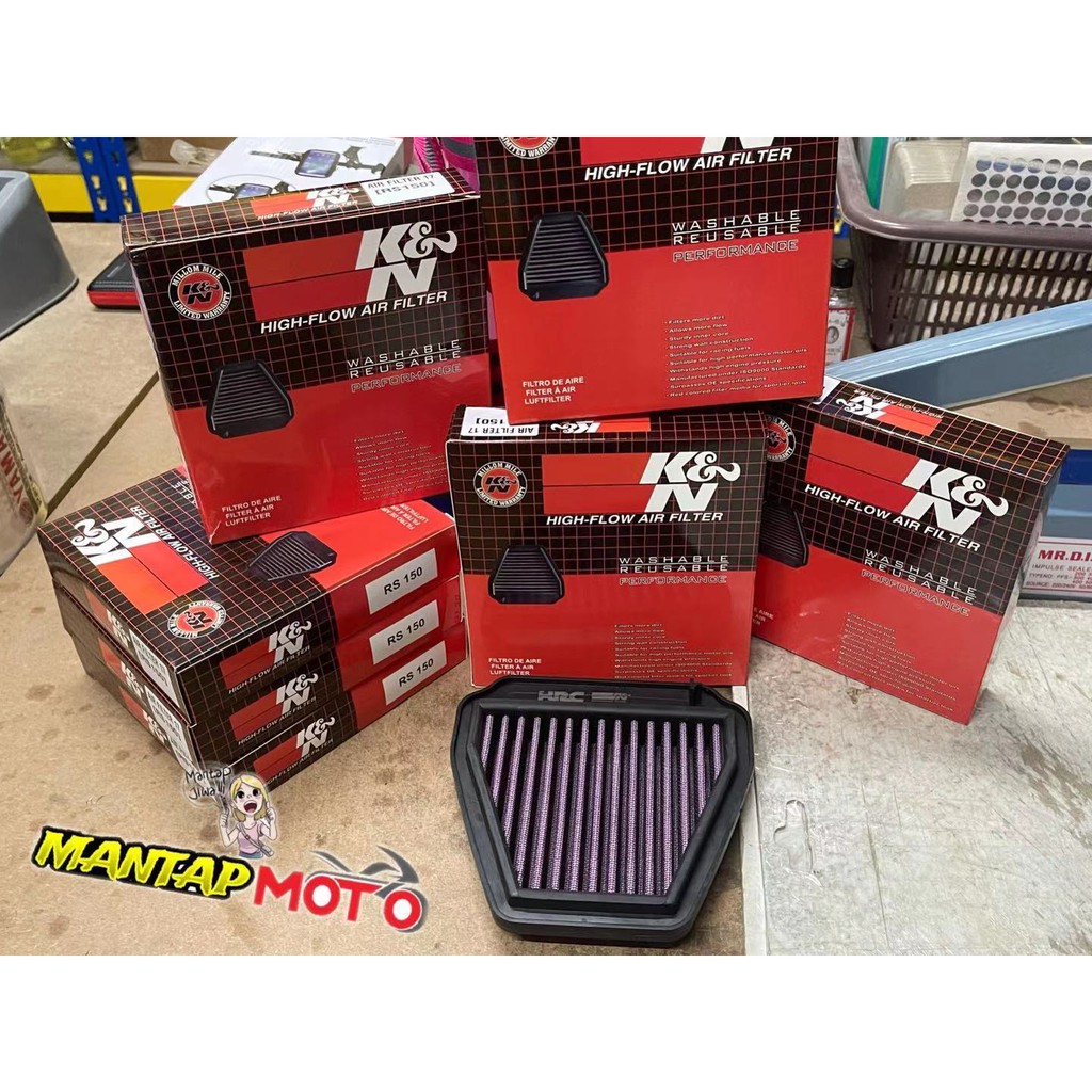 AIR FILTER K&N RACING HONDA RS150R RSX WINNER150 RS150 RS-X WINNER X ...