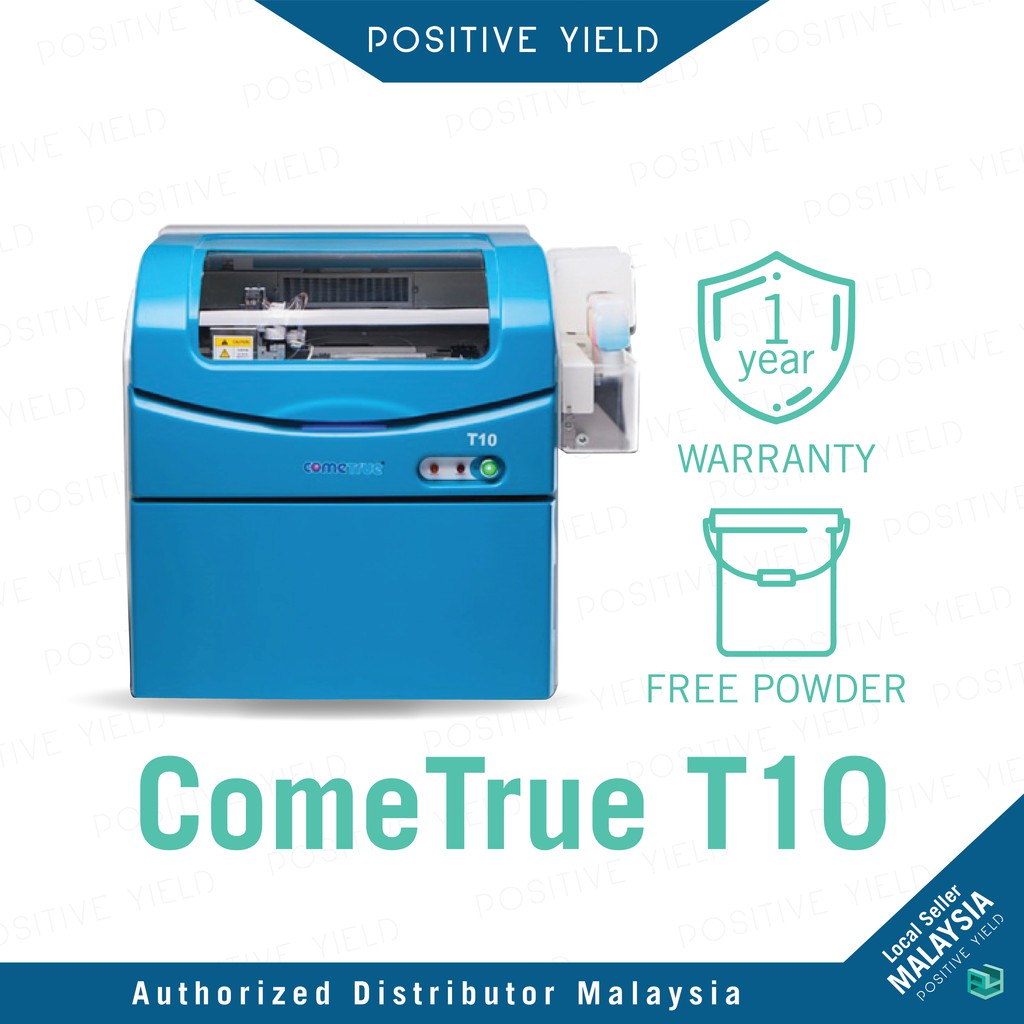 ComeTrue T10 FullColour Powderbased 3D Printer Distributor Malaysia