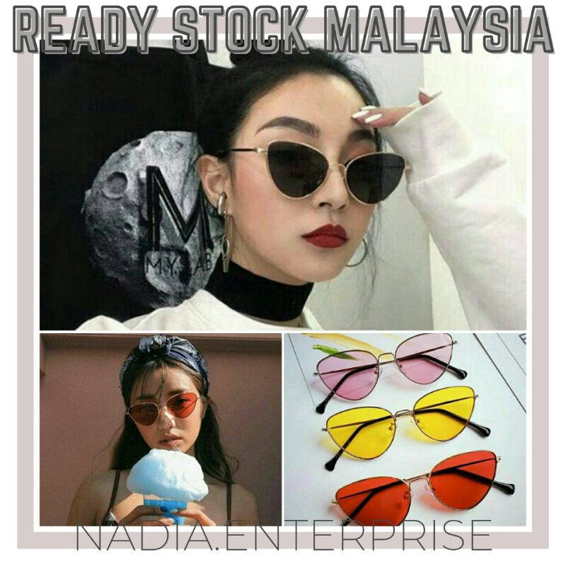 🇲🇾ready Stock Malaysia 🔥 Cermin Mata Viral New Womens Cat Eye