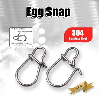 MR.T】 Egg Snap Swivel Snap Kekili Pin Casting Gewang Snap Connector Lure  Connector Fishing Tackle