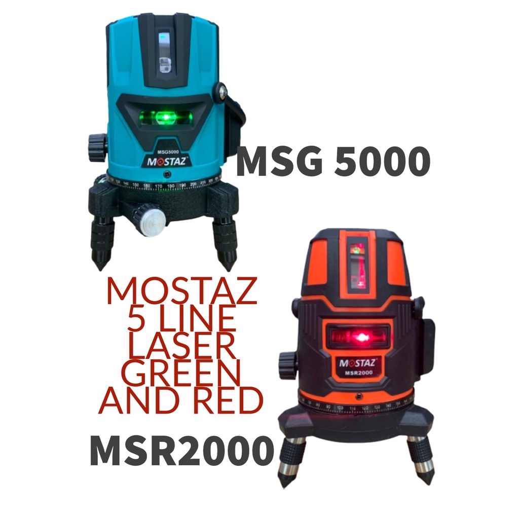 Mostaz 5line Laser Green & Red | MSR200 | MSG500|| no stand | Shopee ...