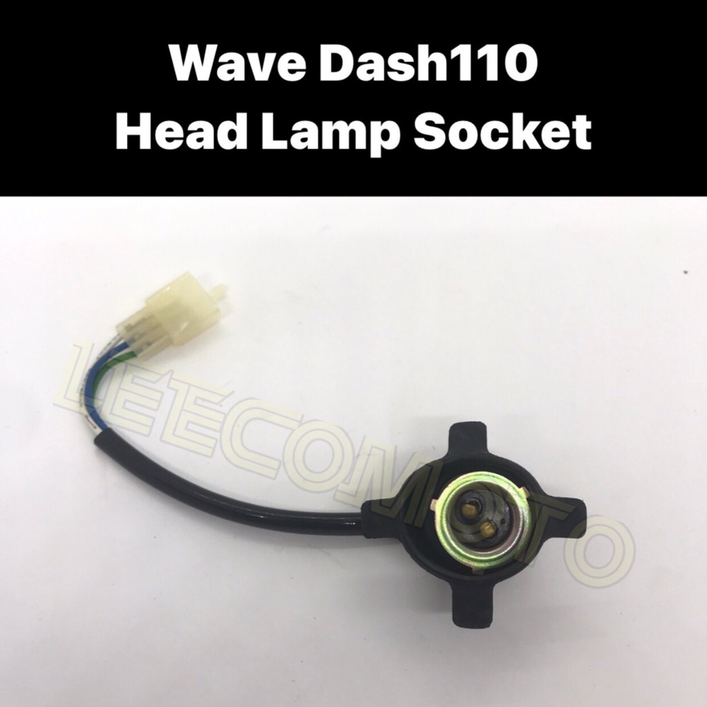 FRONT HEAD LAMP SOCKET HEAD LIGHT SOCKET SOKET LAMPU DEPAN BESAR