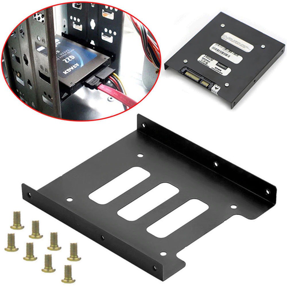 (READY STOCK)Hard Disk Holder HDD SSD Bracket Holder 2.5 to 3.5 ...