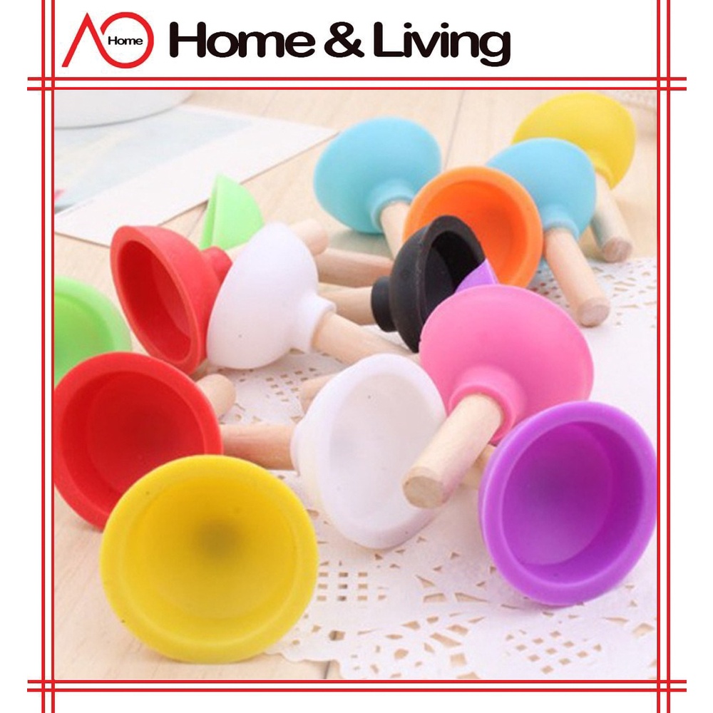 AO Home Toilet Shape Plunger Phone Stand Holder Cute Mini Pumping