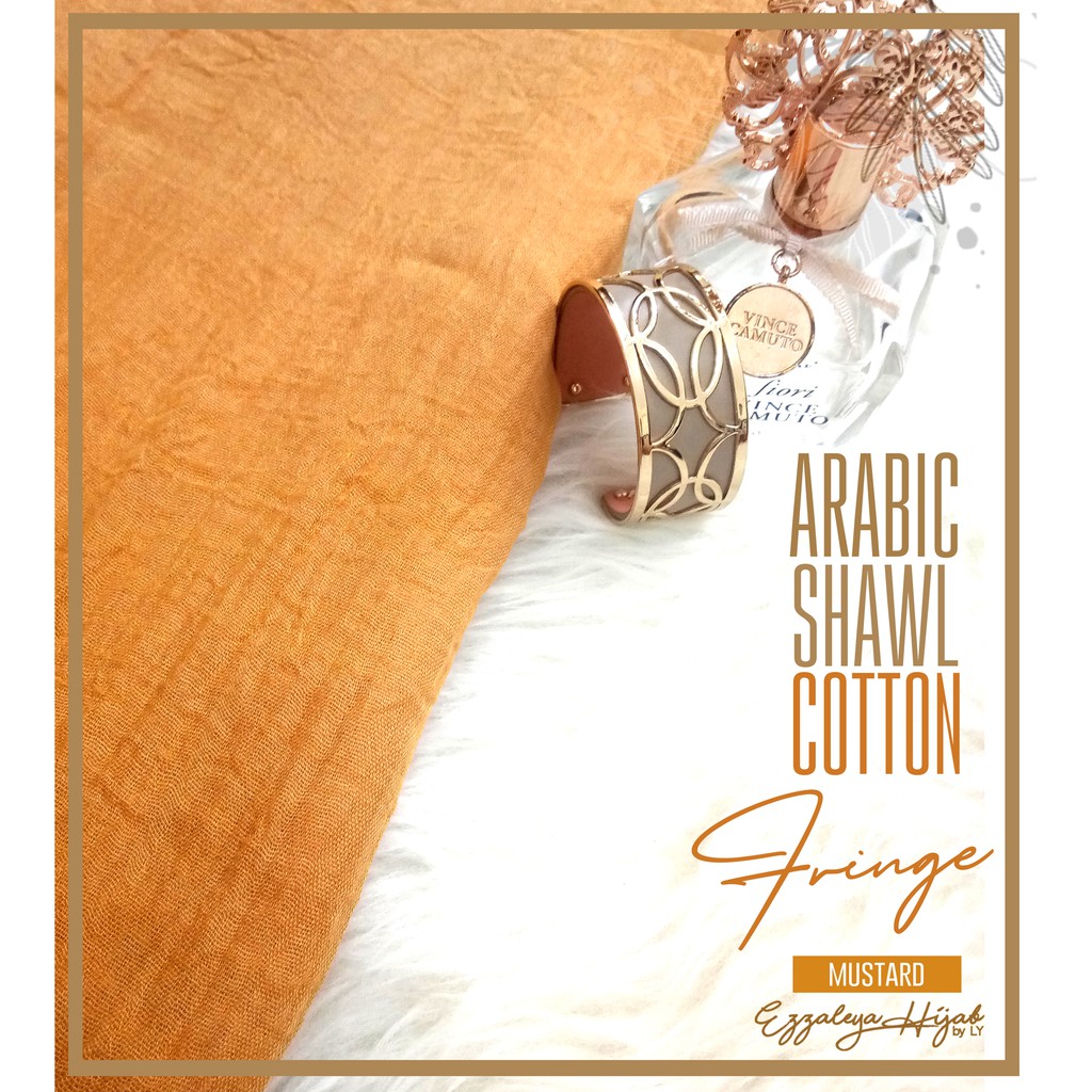 arabic fringe shawl