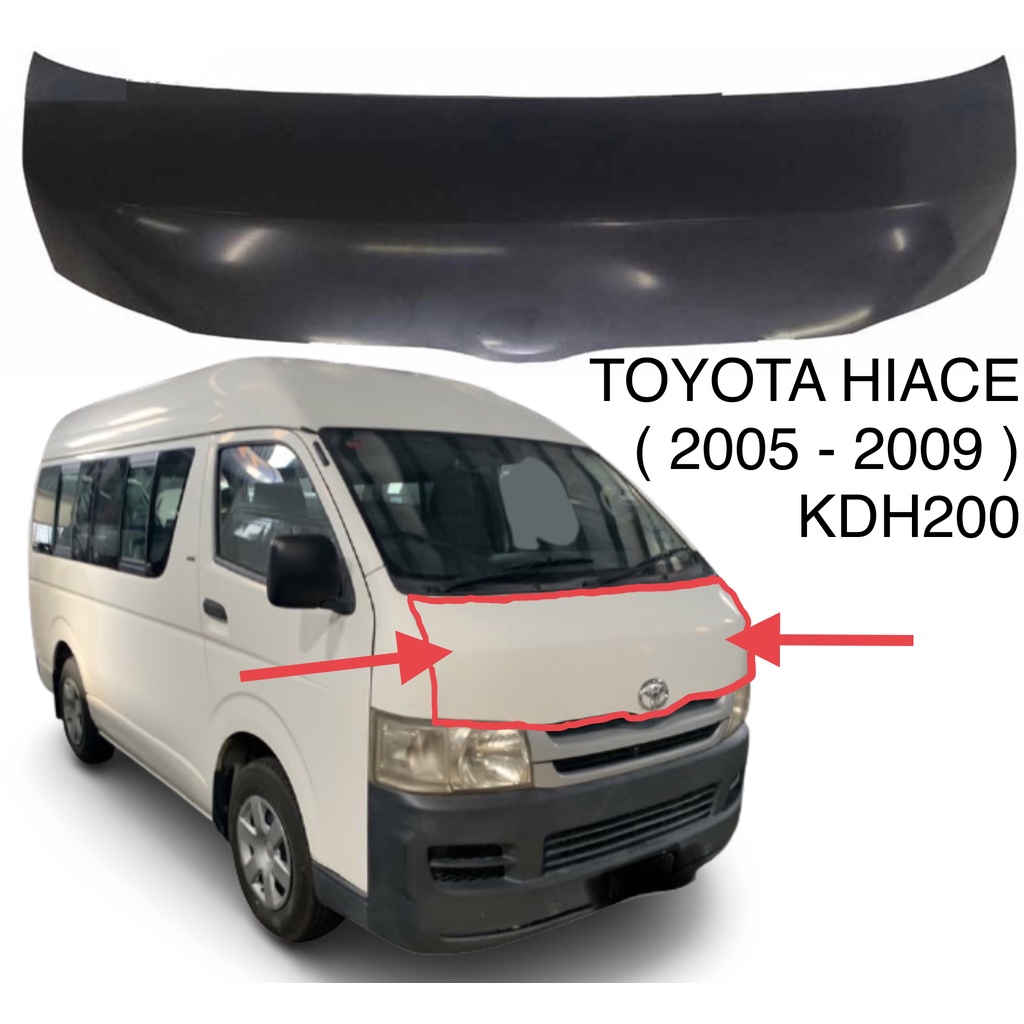 TOYOTA HIACE ( KDH200 ) - FRONT BONNET (NEW) PANEL SMALL DEPAN 2005 ...