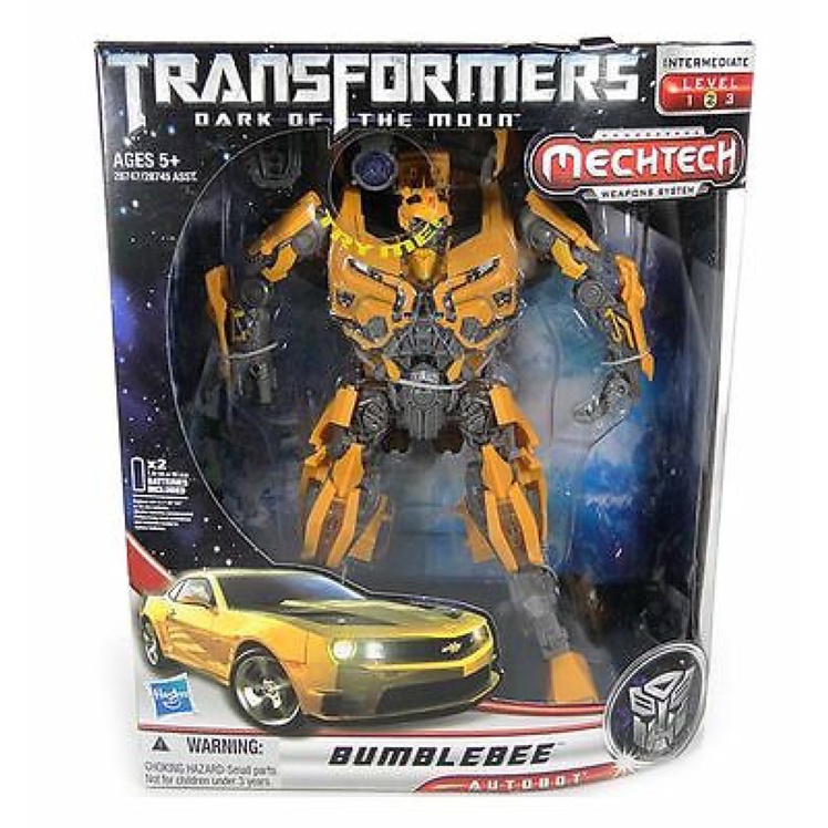 ELECTRONIC TRANSFORMERS BUMBLEBEE MECHTECH LEADER ACTION FIGURES CAMARO ...