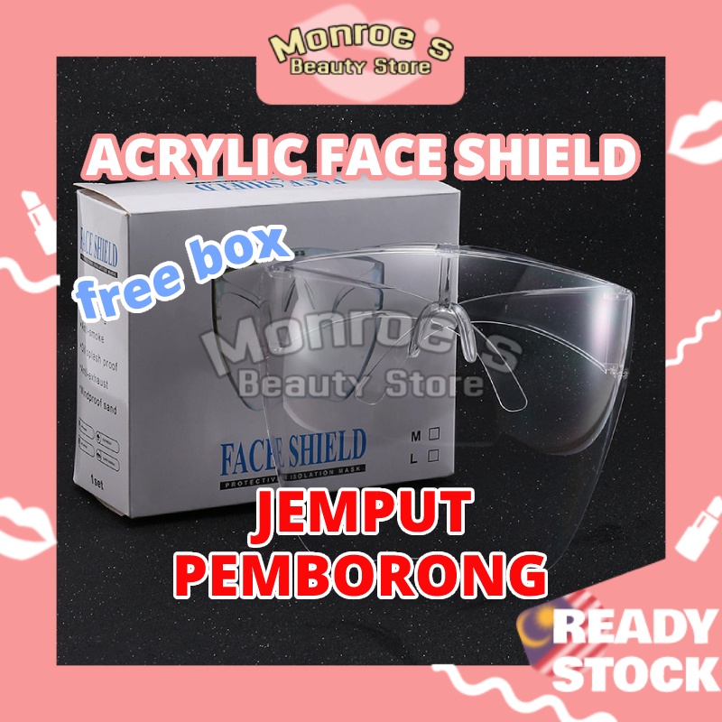 BORONG🔥Monroe Fashion Outdoor Full Face Protection Mask Shield Acrylic