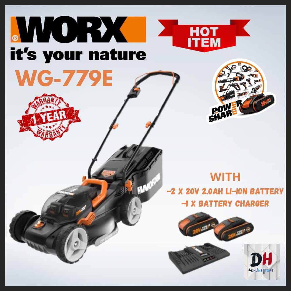 WORX WG 779E.2 40V 20V X 2 14