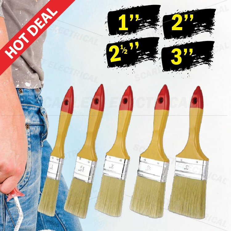Sali 3′ ′ Bristle & Filament Wooden Handle Paint Brush - Paint Brush And Wooden Hand Paint Brush