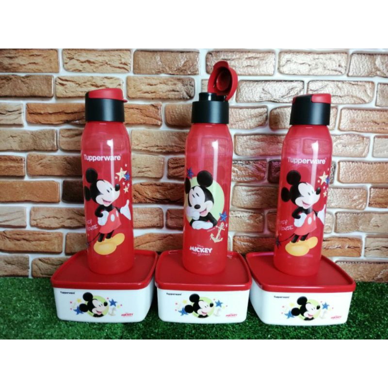 eco mickey mouse set tupperware | Shopee Malaysia