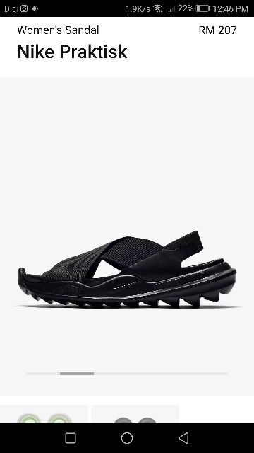 Authentic Nike women Sandal Nike Praktisk Shopee Malaysia