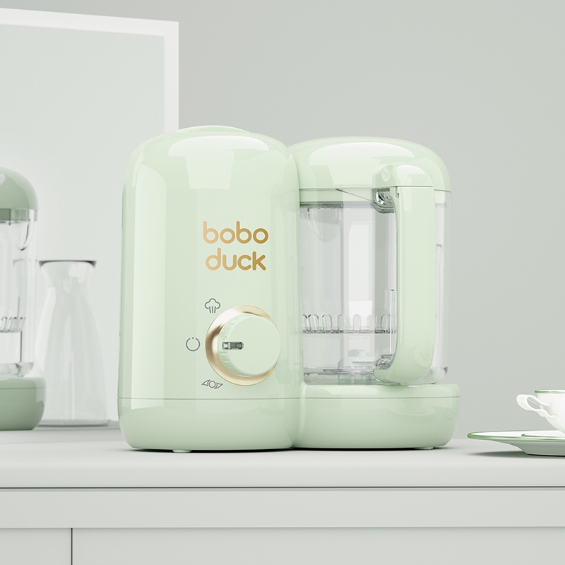 Boboduck 4 in 1 Baby Food Processor Heating/Steam/Defrost/Blend Can