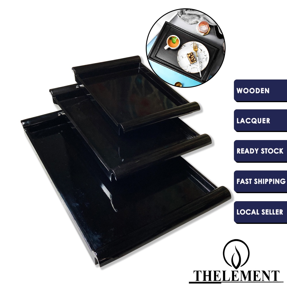 Dulang Hantaran Dulang Raya Lacquer Rectangle Serving Tray [Ready Stock ...