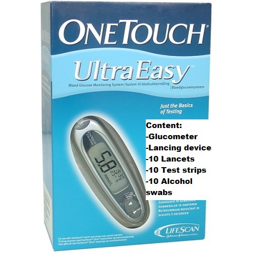 ULTRA EASY SET+10 TEST STRIPS + 10 LANCETS+10 ALCOHOL SWABS Shopee Malaysia