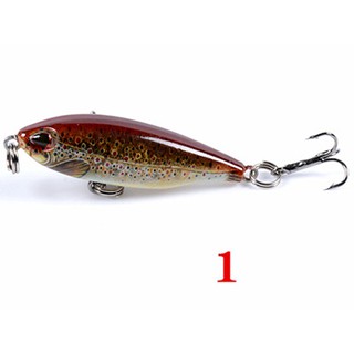 Fishing lure 4.8cm/3.4g Painted Fish Bait Submersible Pencil