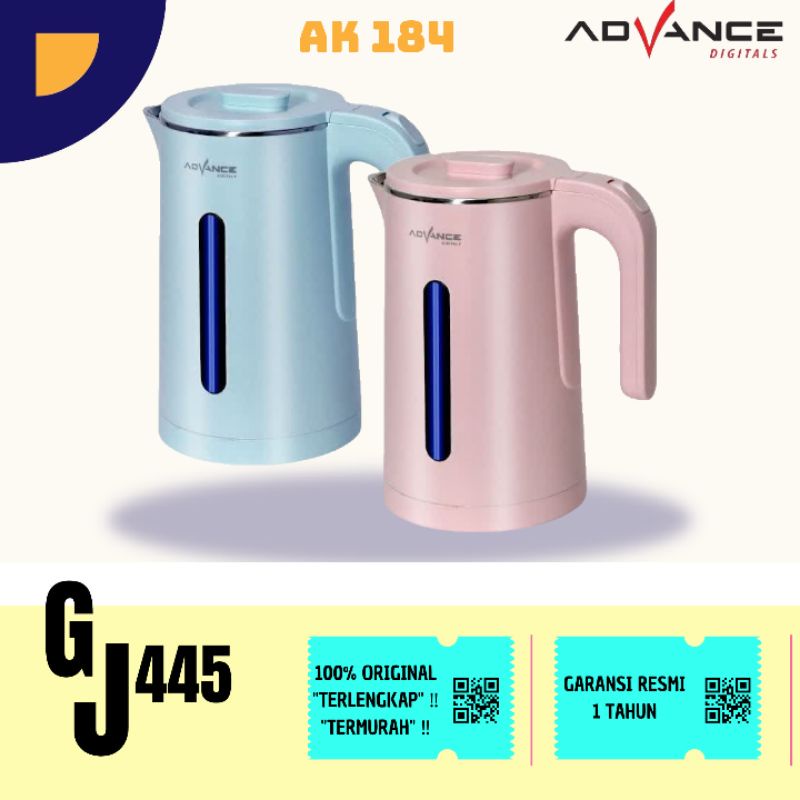 Advance Electric Kettle Ak184 stainless steel 304 Food Grade Water