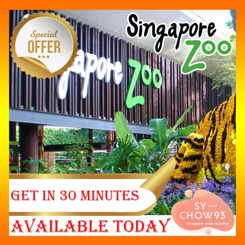 Singapore Zoo Admission Ticket with Tram Ride | Shopee Malaysia