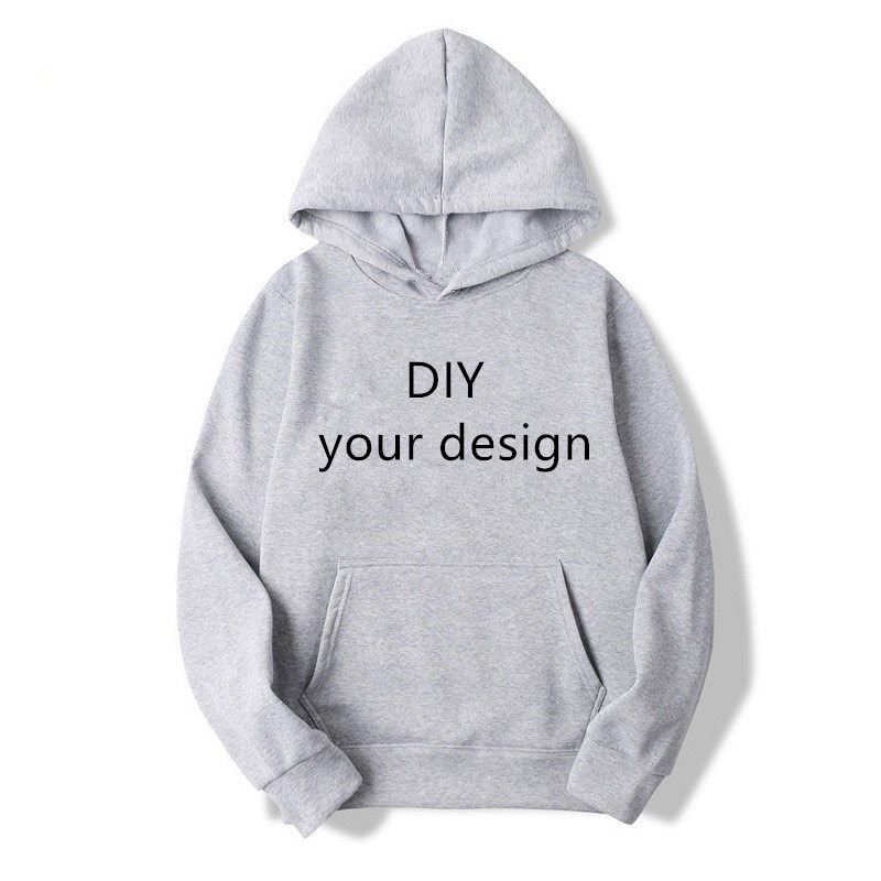 DIY Custom hoodies men Women hooded sweatshirt unisex print customized hoody girls hoodies wholesale drop shipping free shiping Shopee Malaysia