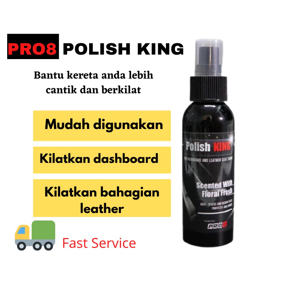 Kereta cantik dan kilatkan kereta dengan Pro8 Polish King dashboard