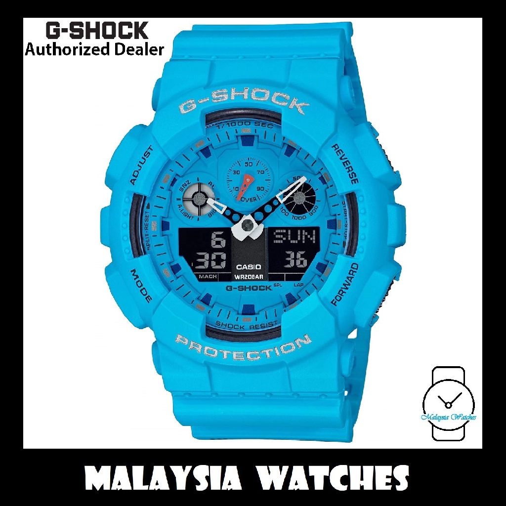 OFFICIAL WARRANTY Casio G Shock GA 100RS 2A Special Color Model