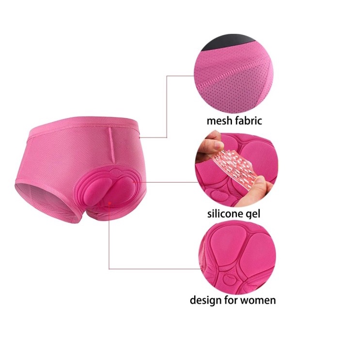 Women's Bicycle Panties PADDING GEL/ARSUXEO CYCLING UNDERWEAR U01