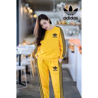 Yellow adidas hot sale suit