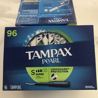 Tampax Pearl Super Absorbency Tampon 96pcs