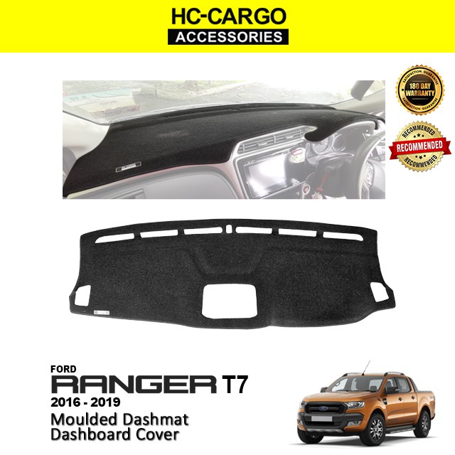 HC CARGO Ford Ranger T7 2016 2019 PREMIUM 5D Car Dashboard COVER DASHMAT  Non-Slip mat Dashboard Carpet Cover Fit Shopee Malaysia