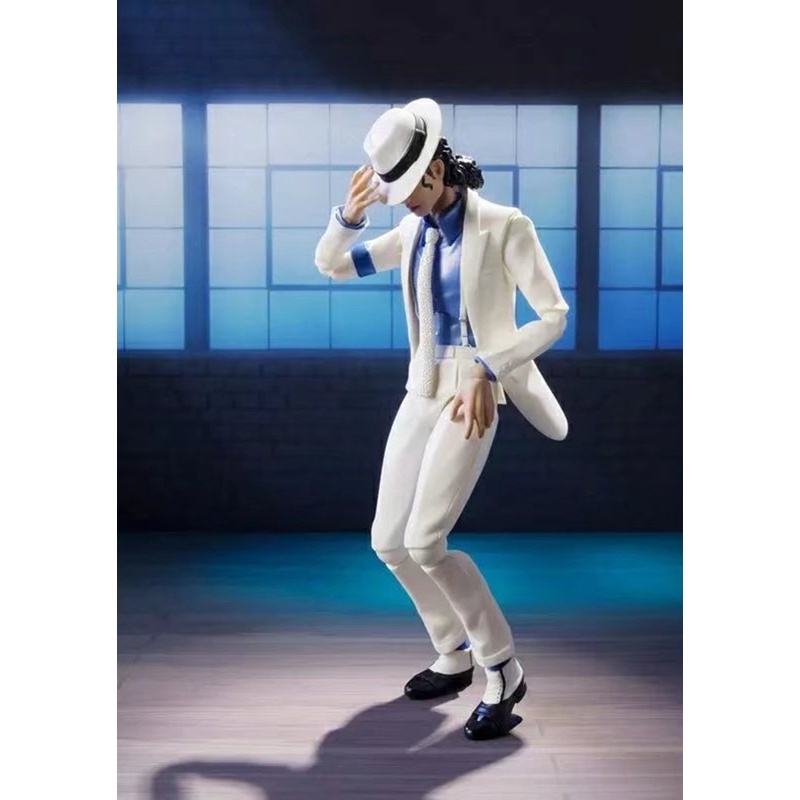 SHF Michael Jackson Figure Smooth Criminal Moonwalk Anti-gravity Action