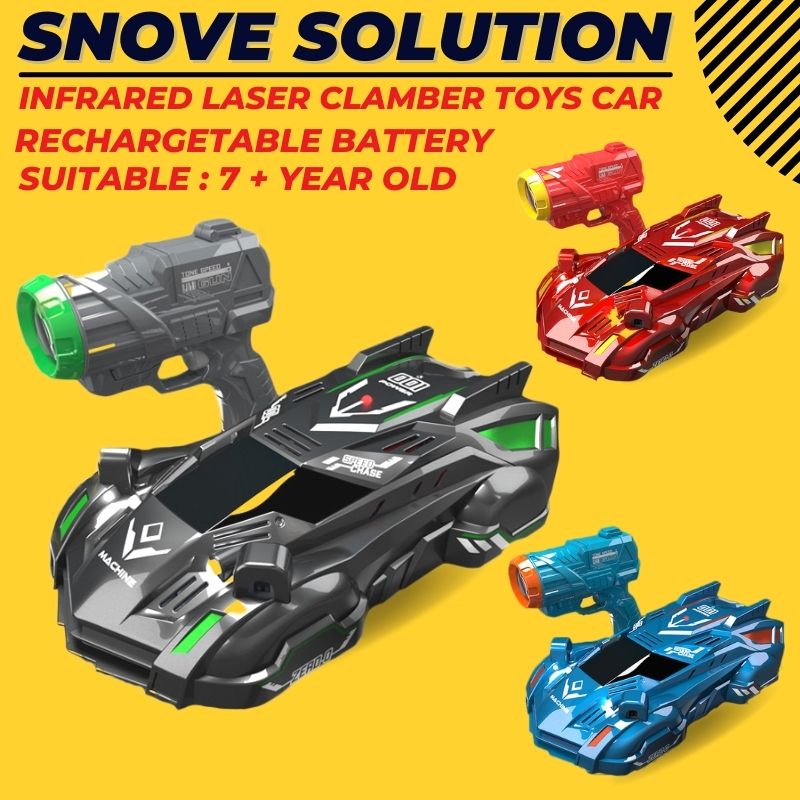 LASER WALL CLIMBING CAR infrared spotlight remote control infrared